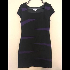 Black and Purple striped dress